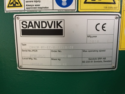 Sandvik® CH420:01